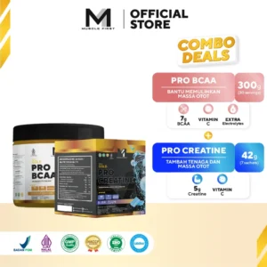 [BUNDLE] MUSCLE FIRST Pro BCAA 300gr + Pro Creatine Box