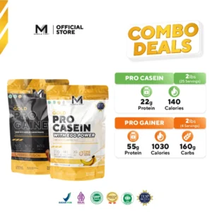 [BUNDLE] MUSCLE FIRST Pro Casein 2lbs + Pro Gainer 2lbs