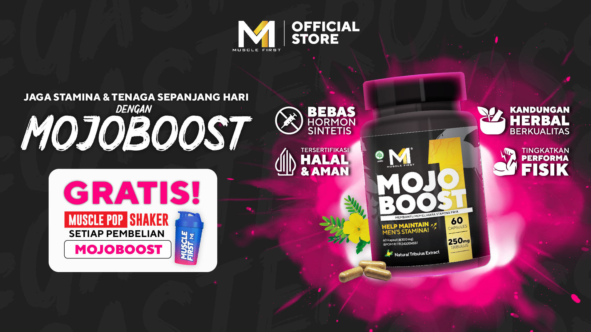 Mojo Boost, Jaga stamina dan tenaga sepanjang hari