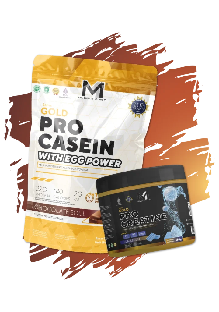 Duo kombo sakti Pro Casein + Pro Creatine bangun otot lebih maksimal