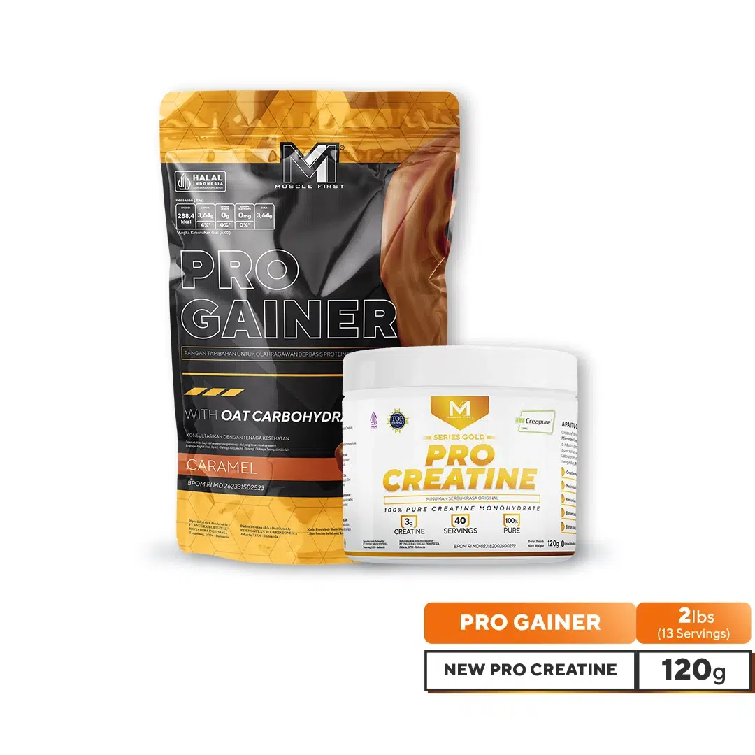 Pro Creapure 120g x Pro Gainer 2lb